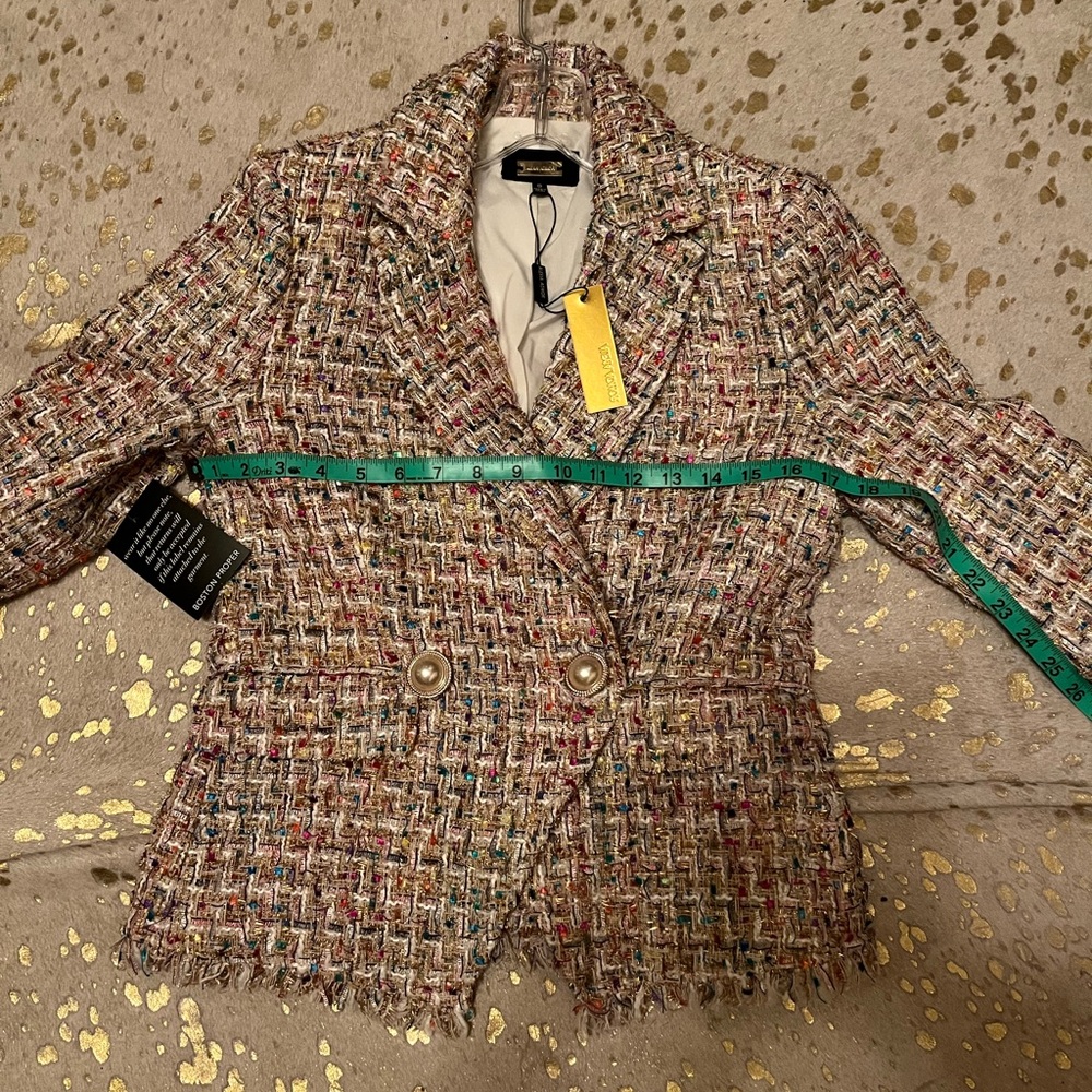 Colorful tweed blazer - Picture 11 of 12